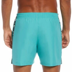 Nike - Logo Tape 5" Volley Short (Washed Teal) -UK Swimsuit Sales 2024 nike logo tape 5 volley short washed teal 3