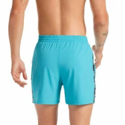 Nike - Logo Tape Racer 5" Volley Short (Oracle Aqua) -UK Swimsuit Sales 2024 nike logo tape racer 5 volley short oracle aqua 3