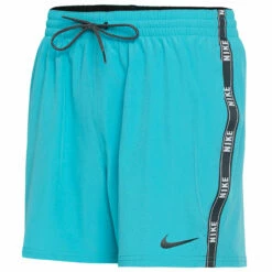 Nike - Logo Tape Racer 5" Volley Short (Oracle Aqua) -UK Swimsuit Sales 2024 nike logo tape racer 5 volley short oracle aqua 7