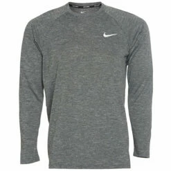 Nike - Long Sleeve Hydroguard T-Shirt (Black) -UK Swimsuit Sales 2024 nike long sleeve hydroguard t shirt black 5