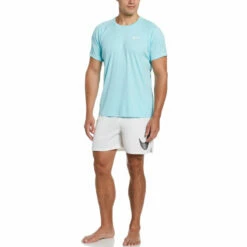 Nike - Men's Essential Short Sleeve Hydroguard (Copa) -UK Swimsuit Sales 2024 nike mens essential short sleeve hydroguard copa 3