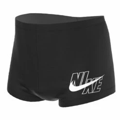 Nike - Men's Logo Square Leg (Black) -UK Swimsuit Sales 2024 nike mens logo square leg black 4