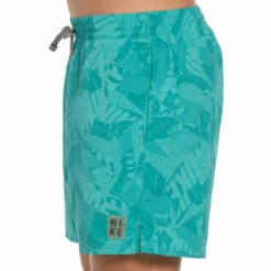 Nike - Men's Swim Collage Icon 5" Volley Short (Washed Teal) -UK Swimsuit Sales 2024 nike mens swim collage icon 5 volley short washed teal 3