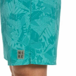 Nike - Men's Swim Collage Icon 5" Volley Short (Washed Teal) -UK Swimsuit Sales 2024 nike mens swim collage icon 5 volley short washed teal 4