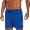 Nike - Men's Swim Liquify Swoosh 5" Volley Short (Game Royal) -UK Swimsuit Sales 2024 nike mens swim liquify swoosh 5 volley short game royal 1