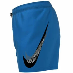 Nike - Men's Swim Liquify Swoosh 5" Volley Short (Game Royal) -UK Swimsuit Sales 2024 nike mens swim liquify swoosh 5 volley short game royal 4