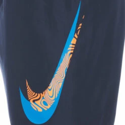 Nike - Men's Swim Liquify Swoosh 5" Volley Short (Midnight Navy) -UK Swimsuit Sales 2024 nike mens swim liquify swoosh 5 volley short midnight navy 3