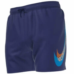 Nike - Men's Swim Liquify Swoosh 5" Volley Short (Midnight Navy) -UK Swimsuit Sales 2024 nike mens swim liquify swoosh 5 volley short midnight navy 4