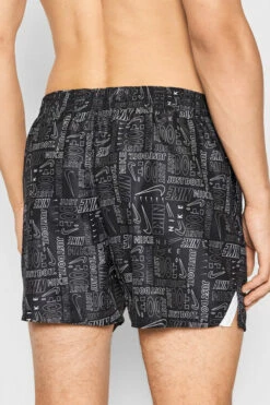 Nike - Men's Swim Logo Mash-up 5" Volley Short (Black) -UK Swimsuit Sales 2024 nike mens swim logo mash up 5 volley short black 7