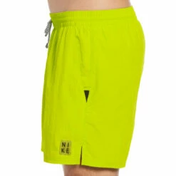 Nike - Men's Swim Solid Icon 5" Volley Short (Atomic Green) -UK Swimsuit Sales 2024 nike mens swim solid icon 5 volley short atomic green 3