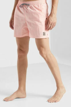 Nike - Men's Swim Solid Icon 5" Volley Short (Bleached Coral) -UK Swimsuit Sales 2024 nike mens swim solid icon 5 volley short bleached coral 4