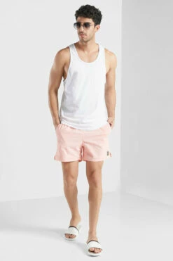 Nike - Men's Swim Solid Icon 5" Volley Short (Bleached Coral) -UK Swimsuit Sales 2024 nike mens swim solid icon 5 volley short bleached coral 8