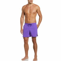 Nike - Men's Swim Solid Icon 5" Volley Short (Psychic Purple) -UK Swimsuit Sales 2024 nike mens swim solid icon 5 volley short psychic purple 3
