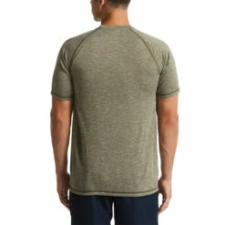 Nike - Short Sleeve Hydroguard T-Shirt (Medium Olive) -UK Swimsuit Sales 2024 nike short sleeve hydroguard t shirt medium olive 4