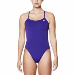 Nike - Solid Hydrastrong Cutout One Piece (Court Purple) -UK Swimsuit Sales 2024 nike solid hydrastrong cut out one piece swimsuit court purple 6