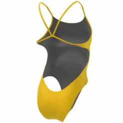 Nike - Solid Hydrastrong Cutout One Piece (Varsity Maize) -UK Swimsuit Sales 2024 nike solid hydrastrong cutout one piece varsity maize 7
