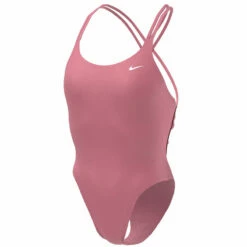 Nike - Solid Hydrastrong Spiderback One Piece (Polarized Pink) -UK Swimsuit Sales 2024 nike solid hydrastrong spiderback one piece polarized pink 5