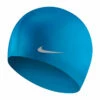 Nike - Solid Silicone Youth Cap (Photo Blue) -UK Swimsuit Sales 2024 nike solid silicone youth cap photo blue