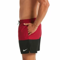 Nike - Split Breaker 5" Volley Short (Noble Red) -UK Swimsuit Sales 2024 nike split breaker 5 volley short noble red 2