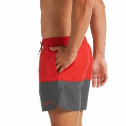 Nike - Split Breaker 5" Volley Short (University Red) -UK Swimsuit Sales 2024 nike split breaker 5 volley short university red 3