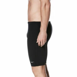 Nike - Swim Men's Hydrastrong Jammer (Black) -UK Swimsuit Sales 2024 nike swim mens hydrastrong jammer black 3