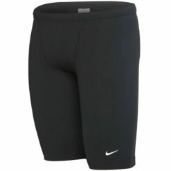 Nike - Swim Men's Hydrastrong Jammer (Black) -UK Swimsuit Sales 2024 nike swim mens hydrastrong jammer black 4