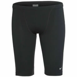 Nike - Swim Men's Hydrastrong Jammer (Black) -UK Swimsuit Sales 2024 nike swim mens hydrastrong jammer black 5