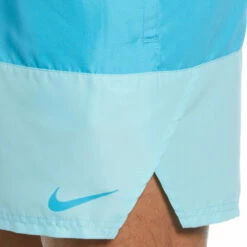 Nike - Swim Men's Split 5" Volley Short (Chlorine Blue) -UK Swimsuit Sales 2024 nike swim mens split 5 volley short chlorine blue 4