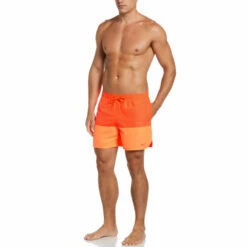 Nike - Swim Men's Split 5" Volley Short (Hyper Crimson) -UK Swimsuit Sales 2024 nike swim mens split 5 volley short hyper crimson 3