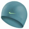 Nike - Swim Unisex Solid Silicone Cap (Green Abyss) -UK Swimsuit Sales 2024 nike swim unisex solid silicone cap green abyss