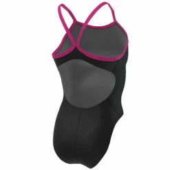 Nike - Swim Women's Solid Racerback One Piece (Pink Prime) -UK Swimsuit Sales 2024 nike swim womens solid racerback one piece pink prime 7