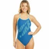 Nike - Tilt Logo Cutout One Piece Swimsuit (Industrial Blue) -UK Swimsuit Sales 2024 nike tilt logo cutout one piece swimsuit industrial blue 1