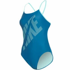 Nike - Tilt Logo Cutout One Piece Swimsuit (Industrial Blue) -UK Swimsuit Sales 2024 nike tilt logo cutout one piece swimsuit industrial blue 7
