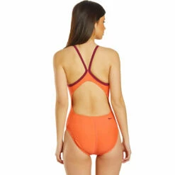 Nike - Tilt Logo Racerback One Piece Swimsuit (Bright Coral) 9 Nike - Tilt Logo Racerback One Piece Swimsuit (Bright Coral) -UK Swimsuit Sales 2024 nike tilt logo racerback one piece swimsuit bright coral 3