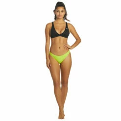 Nike - Women's Essential Cheeky Bottom (Atomic Green) -UK Swimsuit Sales 2024 nike womens essential cheeky bottom atomic green 5