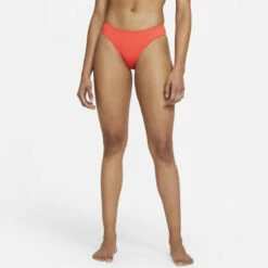 Nike - Women's Essential Cheeky Bottom (Bright Crimson) -UK Swimsuit Sales 2024 nike womens essential cheeky bottom bright crimson 5