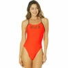 Nike - Women's Swim Logo Cutout One Piece (Bright Crimson) -UK Swimsuit Sales 2024 nike womens swim logo cutout one piece bright crimson 1