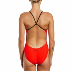 Nike - Women's Swim Logo Cutout One Piece (Bright Crimson) 11 Nike - Women's Swim Logo Cutout One Piece (Bright Crimson) -UK Swimsuit Sales 2024 nike womens swim logo cutout one piece bright crimson 5