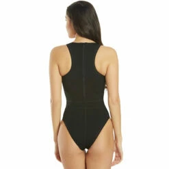 Nike - Women's Swim Water Polo One Piece (Black) -UK Swimsuit Sales 2024 nike womens swim water polo one piece black 3