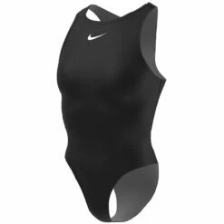 Nike - Women's Swim Water Polo One Piece (Black) -UK Swimsuit Sales 2024 nike womens swim water polo one piece black 6