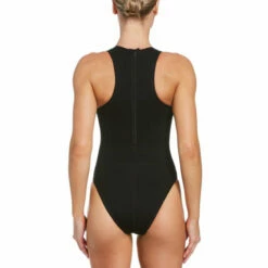 Nike - Women's Swim Water Polo One Piece (Black) -UK Swimsuit Sales 2024 nike womens swim water polo one piece black 9