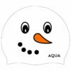 Aqua Snowman - Silicone Swim Hat -UK Swimsuit Sales 2024 snowman silicone swim hat