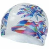 Speedo - Adult Digital Printed Cap - White/Black -UK Swimsuit Sales 2024 speedo adult digital printed cap white black 1