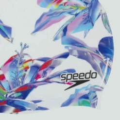 Speedo - Adult Digital Printed Cap - White/Black -UK Swimsuit Sales 2024 speedo adult digital printed cap white black 3