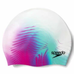 Speedo - Adult Digital Printed Cap - White/Pink