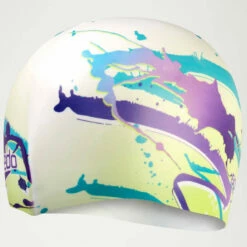 Speedo - Adult Digital Printed Cap - Yellow/White -UK Swimsuit Sales 2024 speedo adult digital printed cap yellow white 2