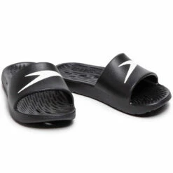 Speedo - Adults Female Slides - Black -UK Swimsuit Sales 2024 speedo adults female slides black 4