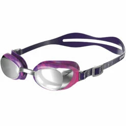 Speedo - Aquapure Mirror Goggle - Purple/Silver -UK Swimsuit Sales 2024 speedo aquapure mirror goggle purple silver 3