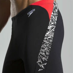 Speedo - Boom Splice Endurance Jammer - Black/White -UK Swimsuit Sales 2024 speedo boom splice endurance jammer black white 6