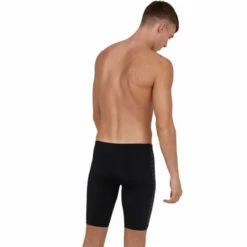 Speedo - Boomstar Splice Jammer - Black/Grey -UK Swimsuit Sales 2024 speedo boomstar splice jammer black grey 4